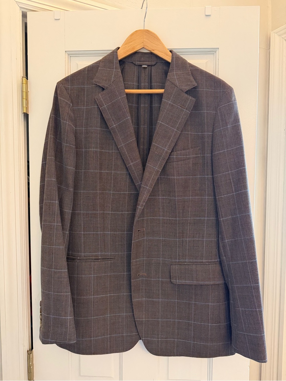 Bonobos Brown Unlined, Wool Sport Coat